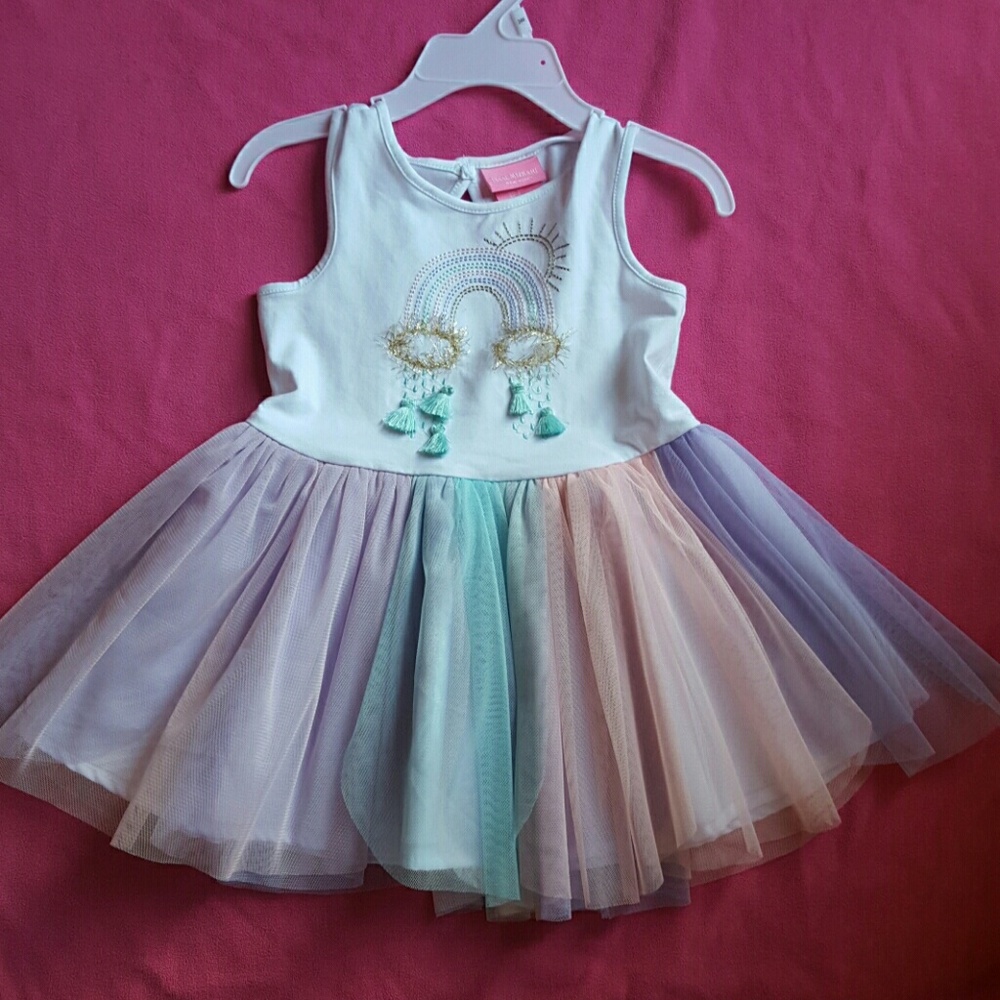 Adorable Isaac Mizrahi Rainbow Dress